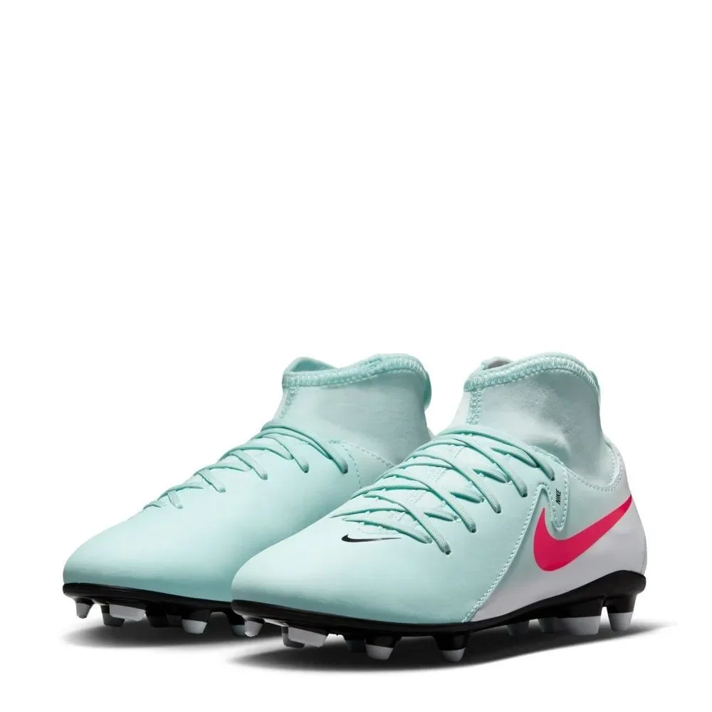 NIKE JR PHANTOM LUNA II ACAD F/MG Mint/Atomic Red Size 2Y Youth Soccer Cleats